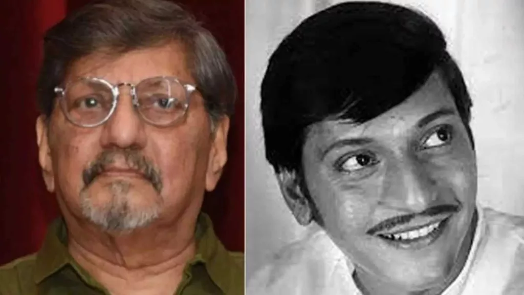 College of 2 images of Bollywood actor Amol Palekar current on before