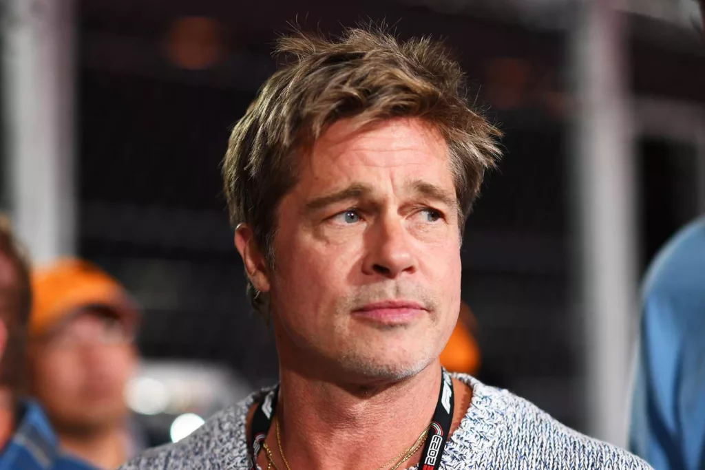 Image of an American actor Brad Pitt