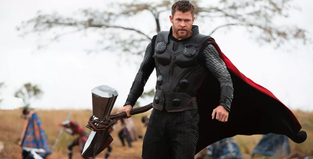 Chris Hemsworth as Thor, Avengers Infinity War