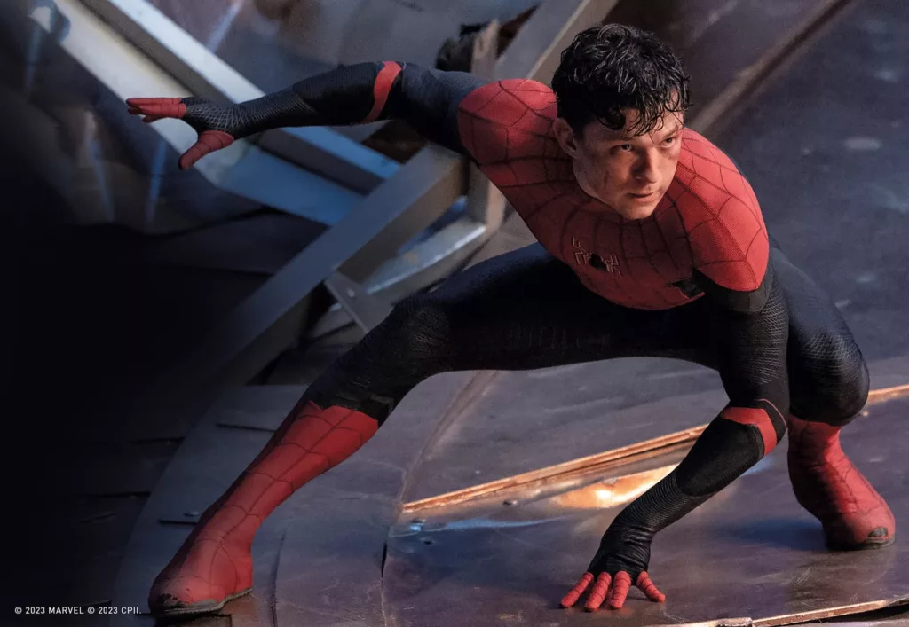 Image of Tom Holland as SpiderMan